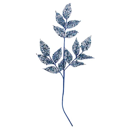 Glittered Blue Fern Christmas Spray By Northlight | 3 ft | Michaels®